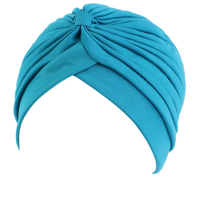 Knotted Ruffle Turban