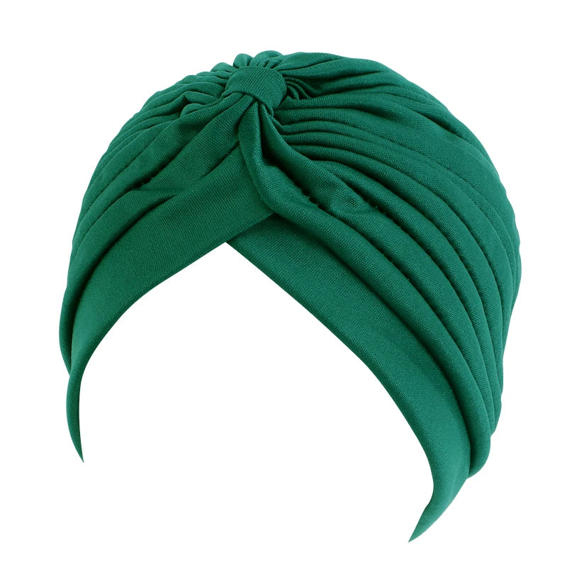 Knotted Ruffle Turban