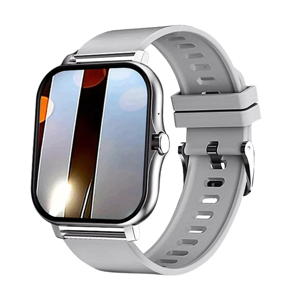 Smartwatch para teléfono Android. Pantalla a color de 1,44 pulgadas, táctil, llamada Bluetooth, carga magnética.