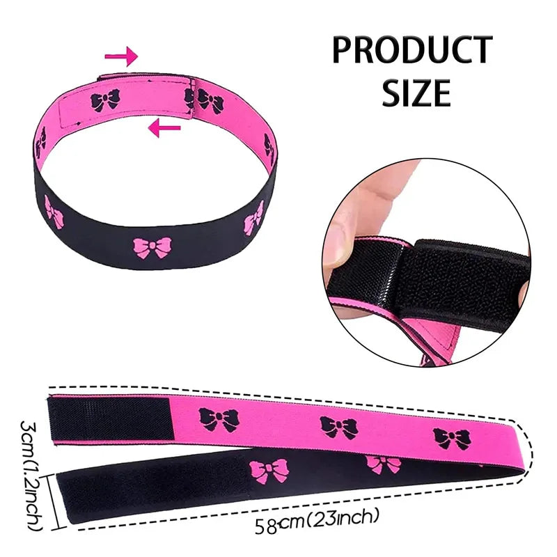 1 unidad de banda elástica para bordes de peluca, banda para derretir encaje para colocar los bordes de la peluca, banda ajustable para derretir la peluca, para cabello de bebé