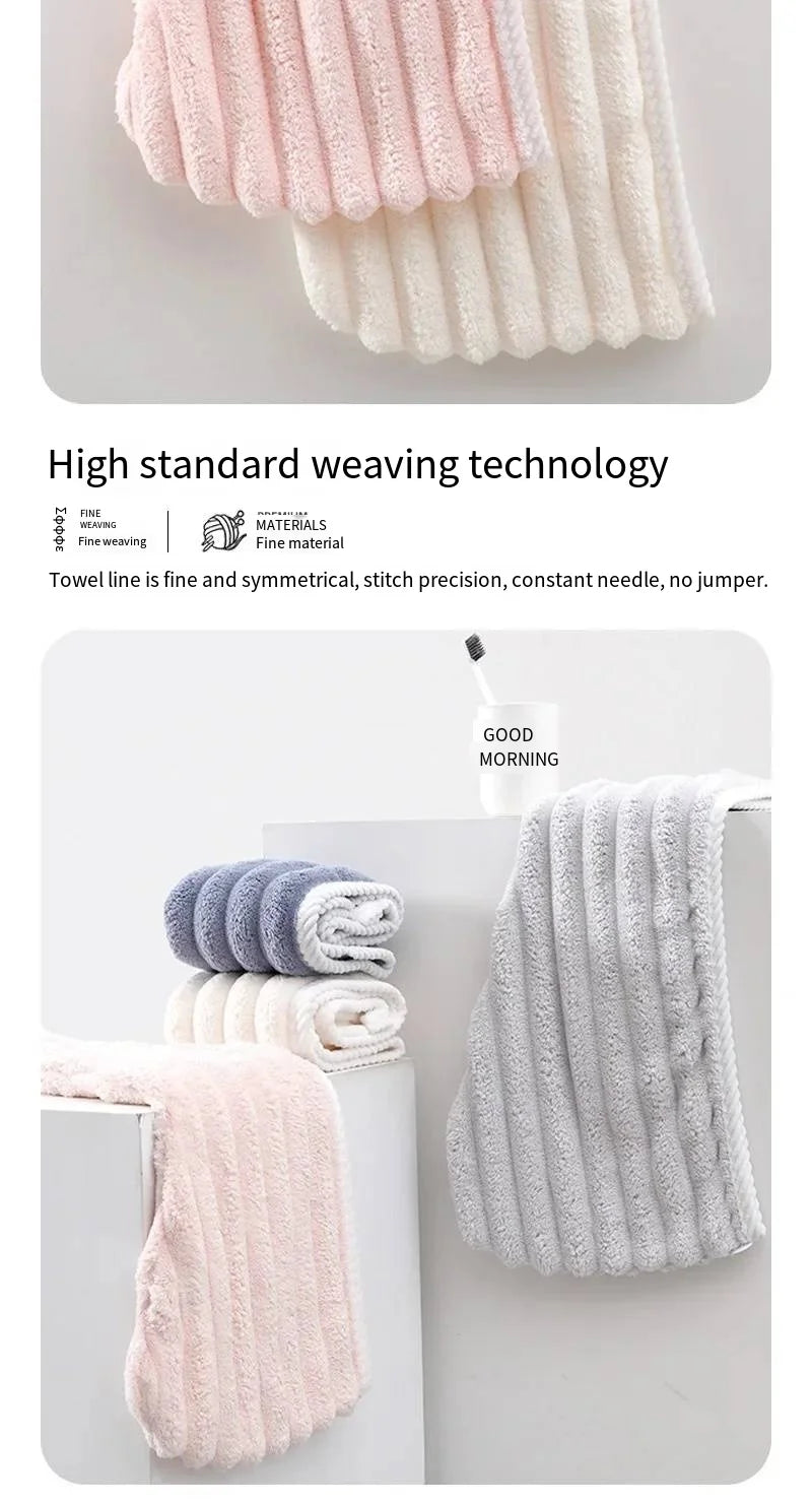 Gorro para el pelo seco para mujeres, pañuelo engrosado y súper absorbente para secar el pelo, gorro de secado rápido, toalla para el pelo seco