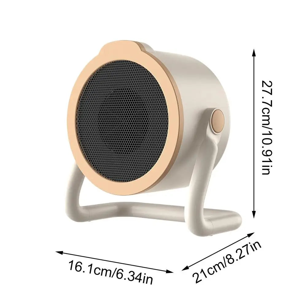 500W bærbar varmeovn – Rask oppvarming av personlig elektrisk varmeovn