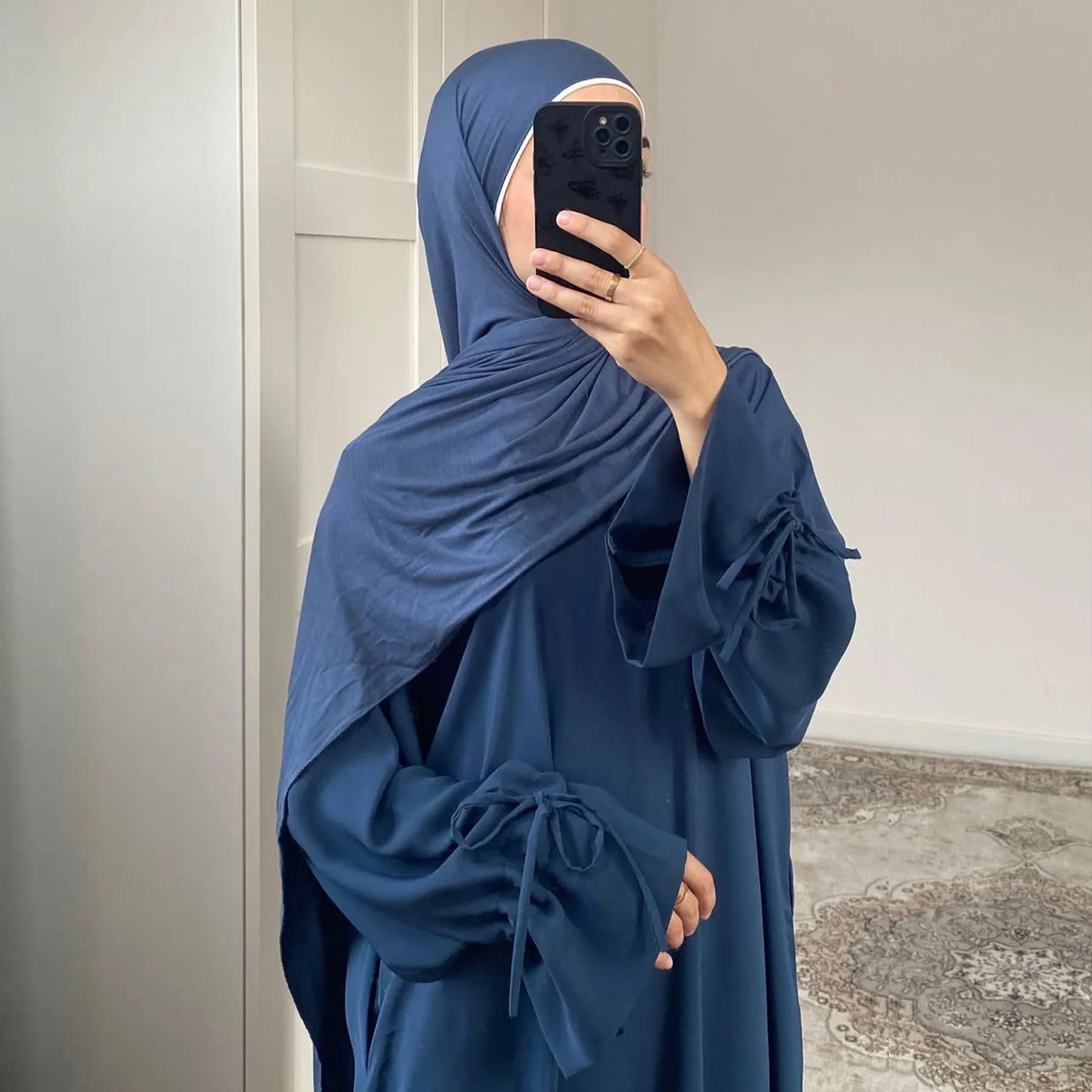 Ramadán Árabe Mujeres Musulmanas Vestido Modesto Elegante Abaya Lisa de Dubái Ropa Islámica para Iglesia Moda Turca Suelta Túnica Lisa