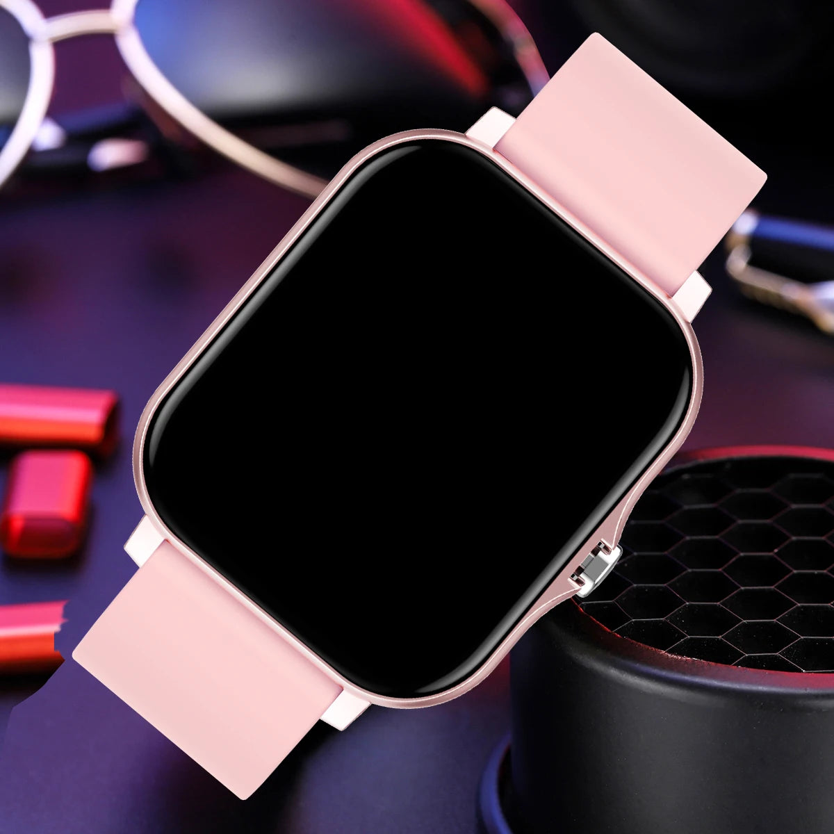 Reloj inteligente impermeable de 1.83'' con respuesta a mensajes, llamadas, monitoreo del sueño, podómetro deportivo y alertas de información para iPhone y Android