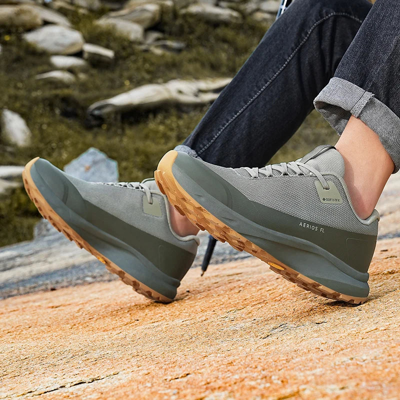Zapatillas de senderismo, para exteriores, para caminar por la montaña, antideslizantes, informales, impermeables, de goma, resistentes al desgaste, para acampar, transpirables