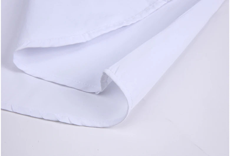 Men's Clothing Arrival Men Shirt, Fashion Causal Long Sleeved Male Dress Social Business Cotton Shirt Soft Weeding White Shirts