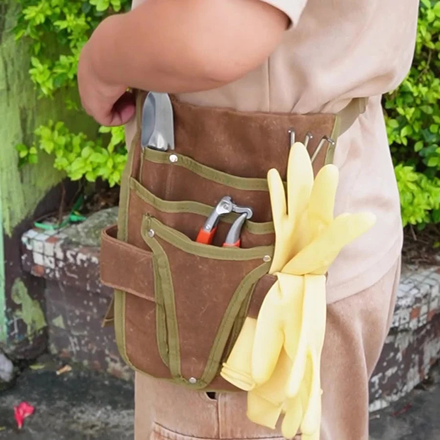 Vanntett belte for hageredskaper