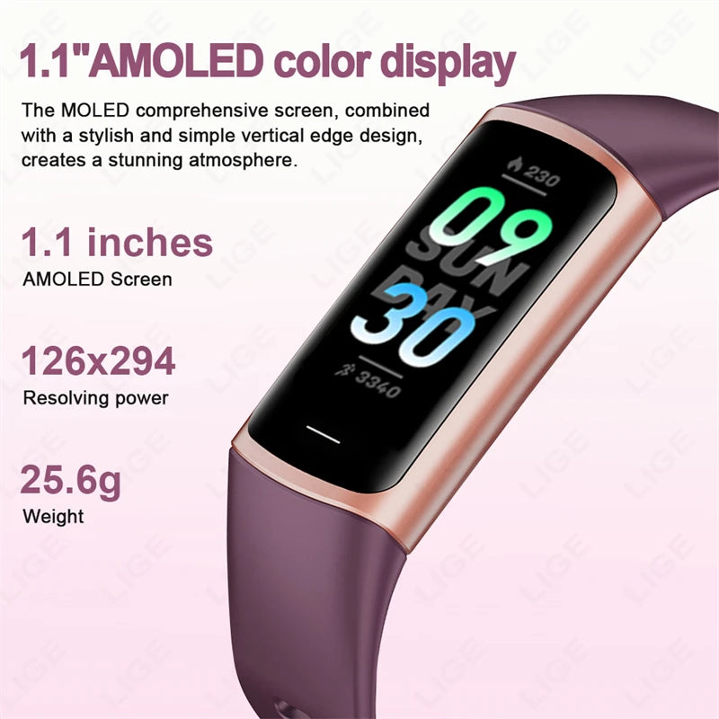 Pulsera inteligente deportiva rastreador de actividad para hombre y mujer banda impermeable conectado al teléfono rastreador de hombres reloj inteligente para Android iOS