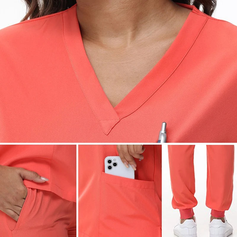 Unisex Medical Scrub Set – Modern, Comfortable & Professional for Healthcare Work