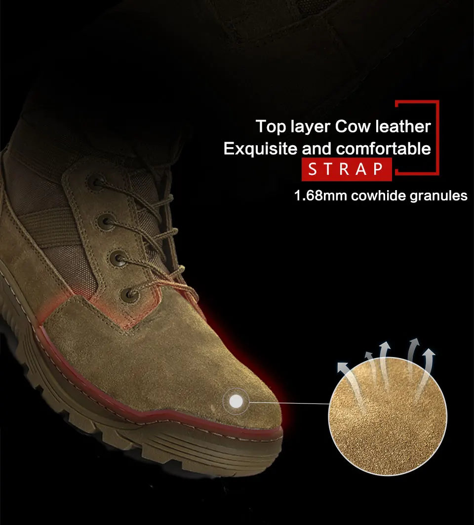 Zapatillas de Senderismo Impermeables para Hombre, Calzado de Trekking, Zapatillas de Senderismo Marrones de Alta Calidad, Botas Masculinas para Hombre
