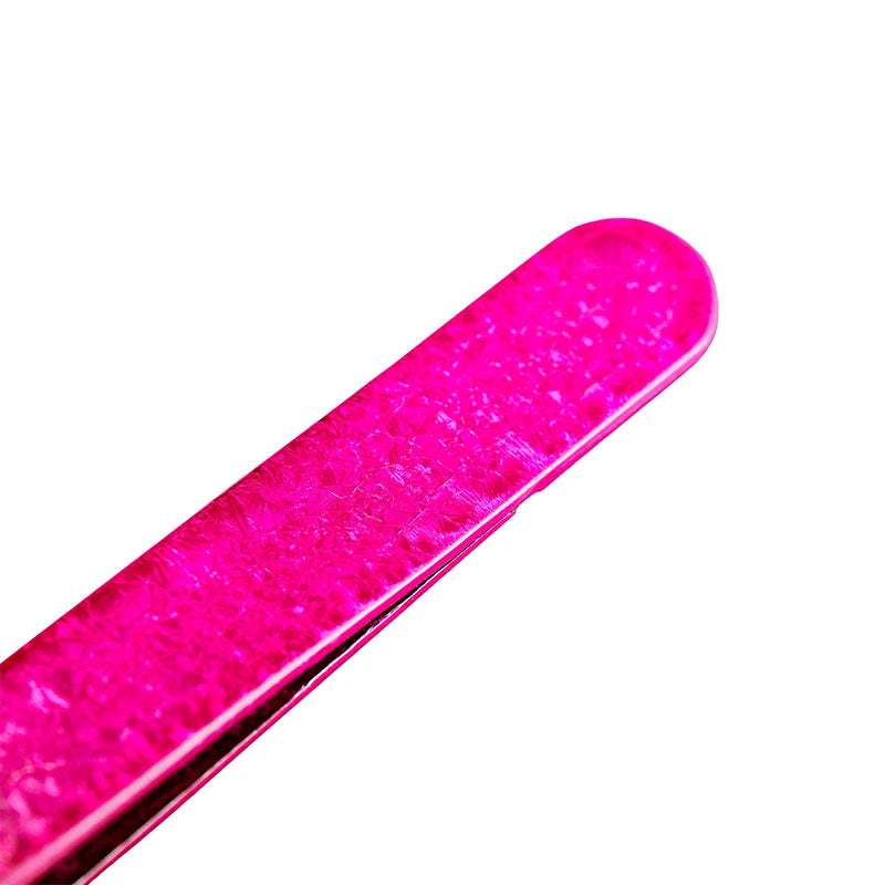 Pinzas para extensiones de pestañas de acero inoxidable de color degradado, pinzas de precisión antiestáticas, herramienta para extensión de pestañas