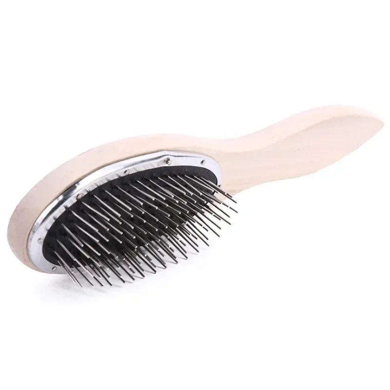 Brosse professionnelle pour perruque peigne en acier antistatique pour extensions de cheveux emmêlés entraînement \;[-