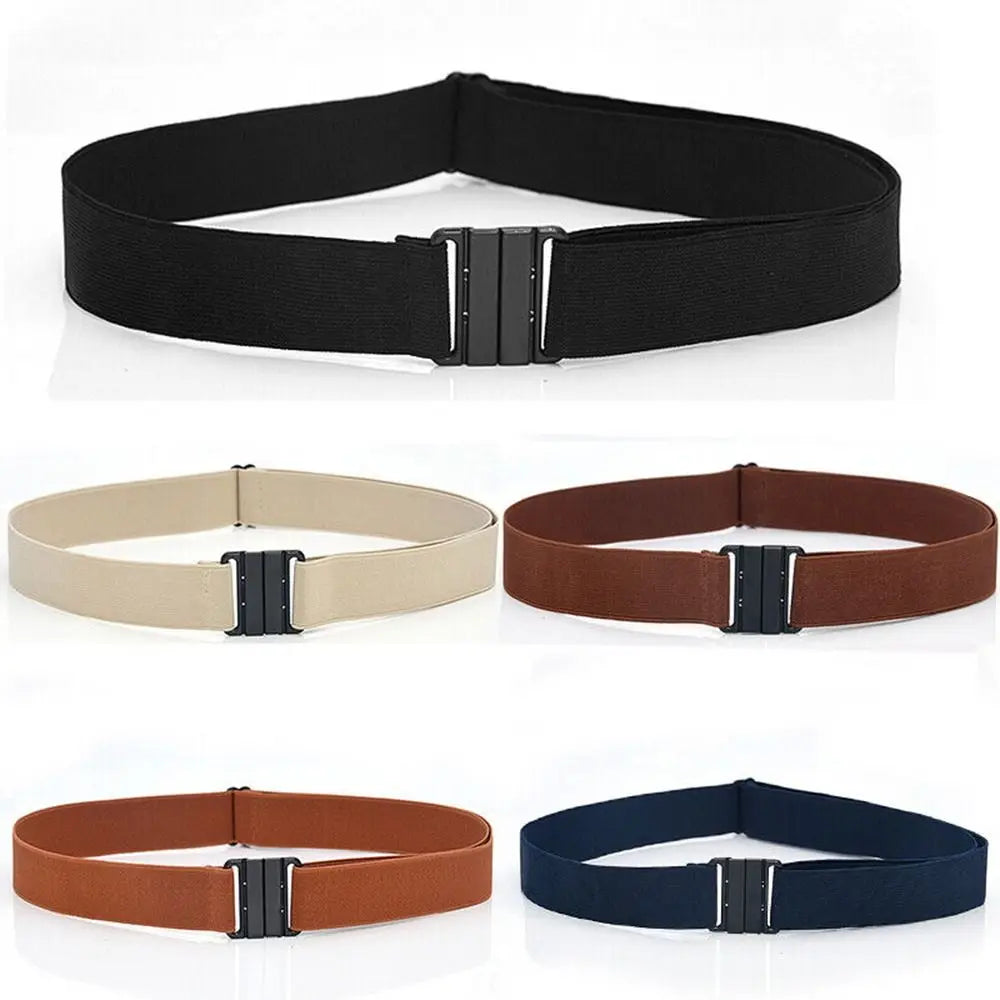 Adjustable Elastic Belts Retro Stretch Canvas Belts Waistband Vintage Stretch Waist Band Unisex