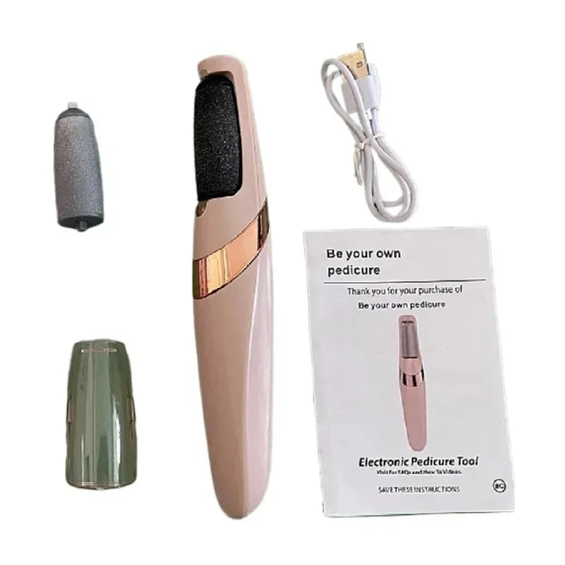 Herramientas de pedicura de molienda eléctrica, lima de papel de lija para pies, herramienta profesional para el cuidado de los pies, herramienta para eliminar callosidades de piel muerta y dura