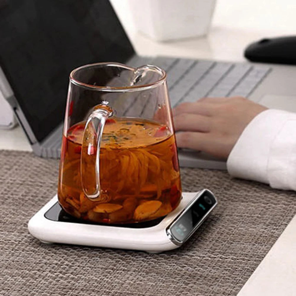 Coffee Cup Wamer Electric Mug Heater Constant Temperature 3 Gear Settings Keep Milk Tea Warm USB Heating Coaster for Home Office