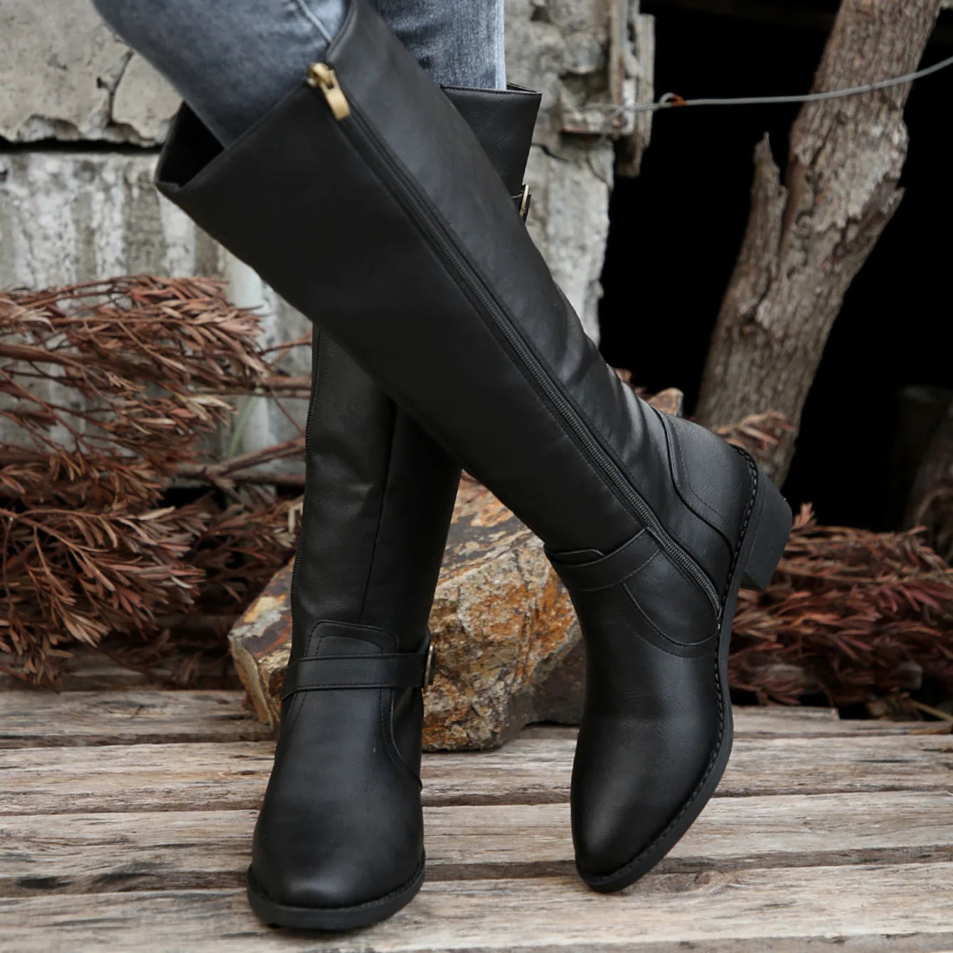 Women Boots Winter Fashion Knee High Boots Women High Quality Comfort Long Boots Outdoor Fashion Sexy Shoes Women Botas De Mujer