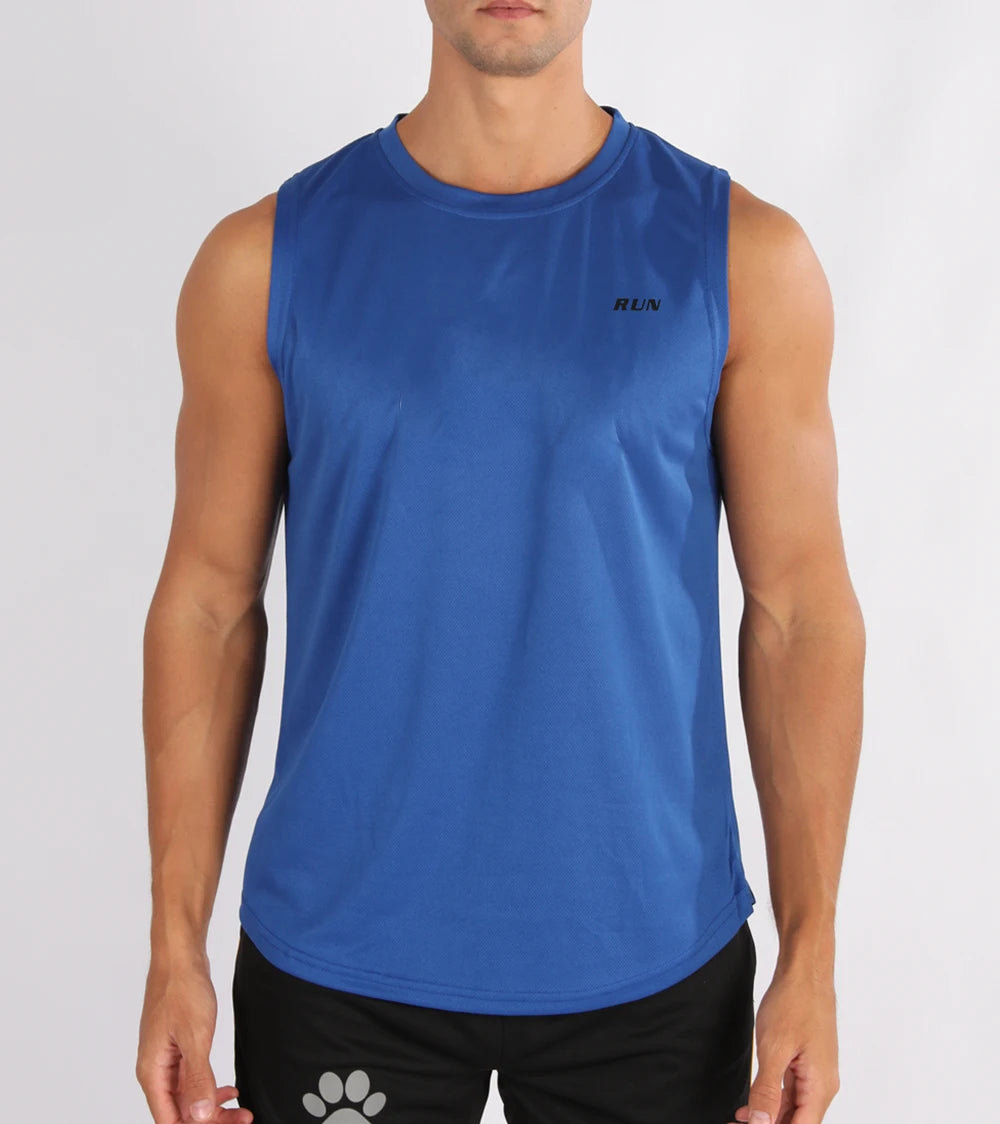 Chalecos de verano para hombre, ropa de entrenamiento físico, ropa deportiva, camisetas sin mangas sueltas, chalecos de baloncesto de moda para hombre