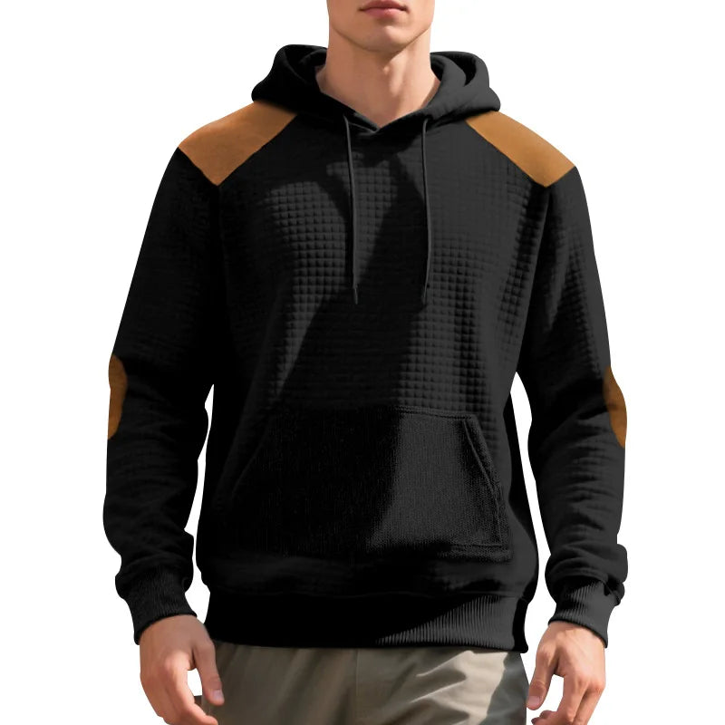 Retro Color-Block Hoodie
