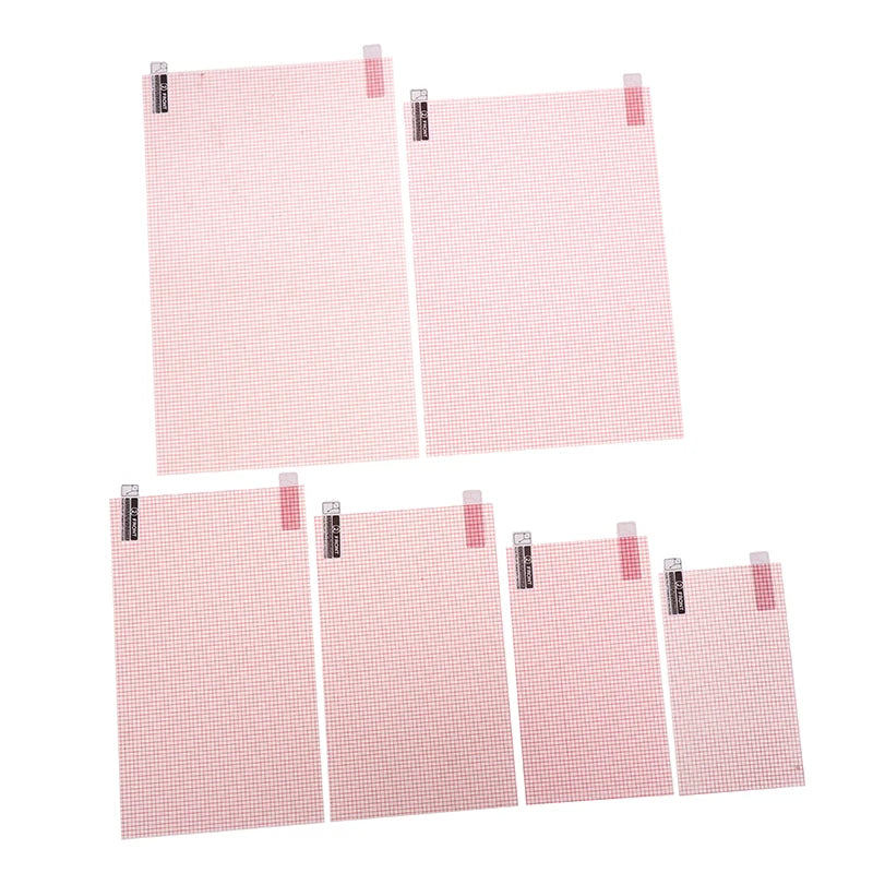 Lot de 2 films de protection d'écran universels pour smartphone, tablette, GPS, 5/6/7/8/9/10 pouces, anti-poussière et anti-rayures