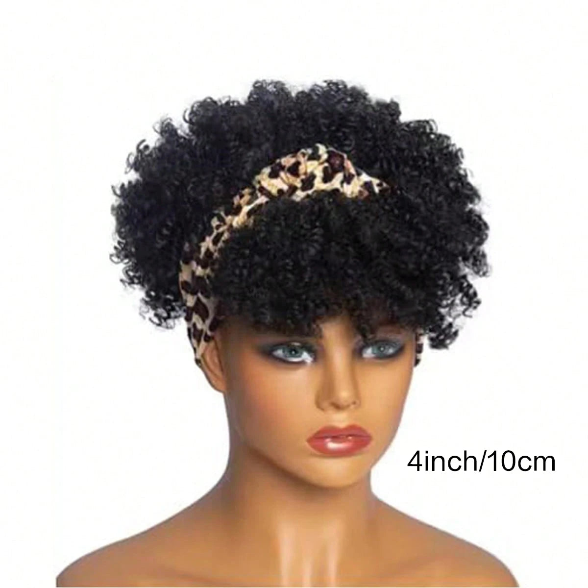 Kinky Curly Headband Wig