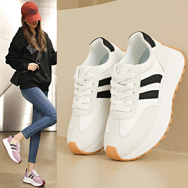 Platform Walking Sneakers