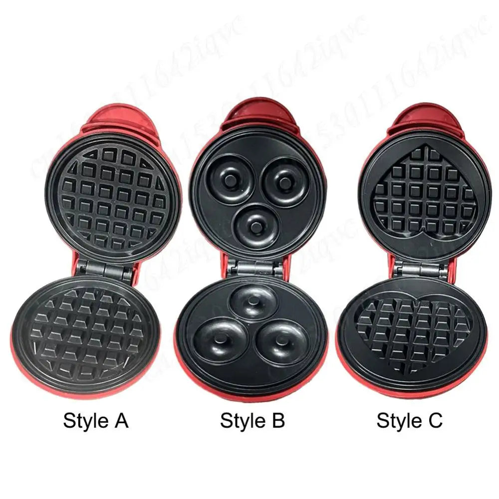 Máquina para hacer sándwiches, tartas, mini gofres, bandeja de horno antiadherente para el hogar, sartén eléctrica para hornear, máquina para hacer mini gofres y galletas.