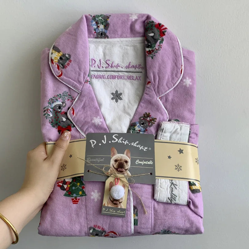 Pijama de 2 piezas para mujer, Conjunto de pijama de 2 piezas para mujer, Conjuntos de ropa de dormir de 2 piezas 100% algodón para mujer, Conjunto de ropa de casa holgado