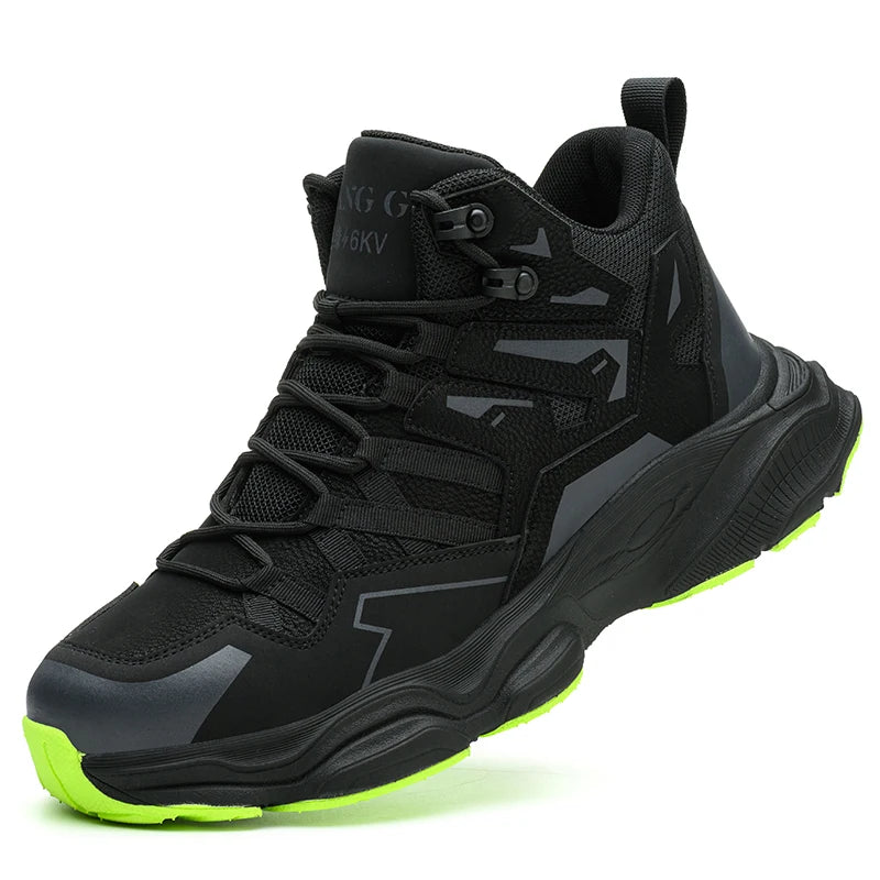 Work Safety Shoes For Men Breathable Indestructible Boots Non-slip Industrial Construction Shoes Male Footwear Protective Boots