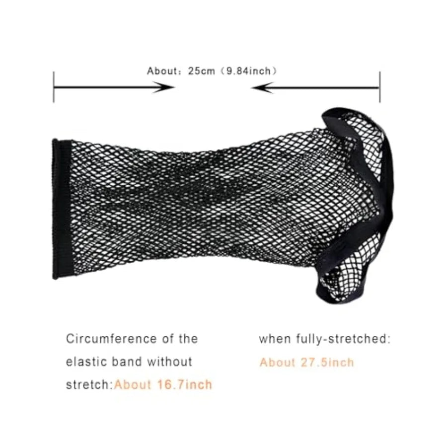 2 bonnets en maille pour cheveux longs avec bonnet de perruque à tissage ouvert pour femmes L