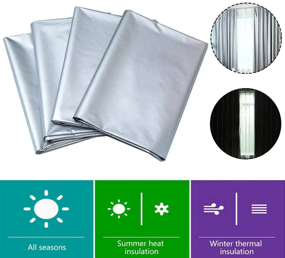 Cortinas opacas con forro recubierto, gruesas, ligeras, impermeables, que bloquean la luz, con aislamiento térmico para dormitorio