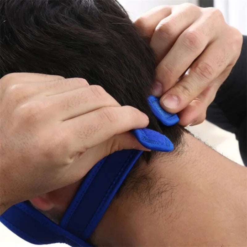 Nueva correa antironquidos de neopreno, cinturón antironquidos, solución para la apnea de la mandíbula, soporte para dormir, cinturón para la apnea, herramienta ajustable para el cuidado del sueño