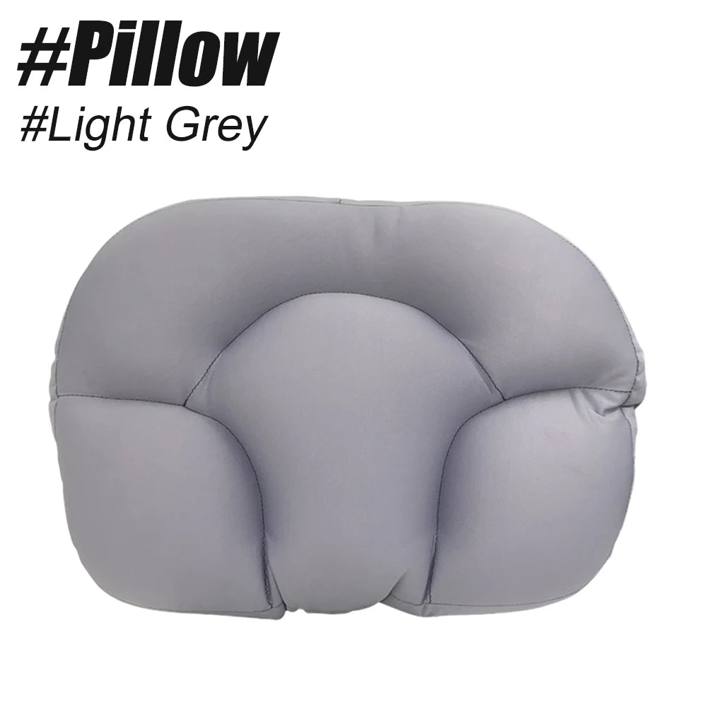Masajeador de cuello Almohada de tracción cervical para dormir, Almohada de partículas de espuma para sueño profundo - Almohadas para dormir de lado y de espalda para camas