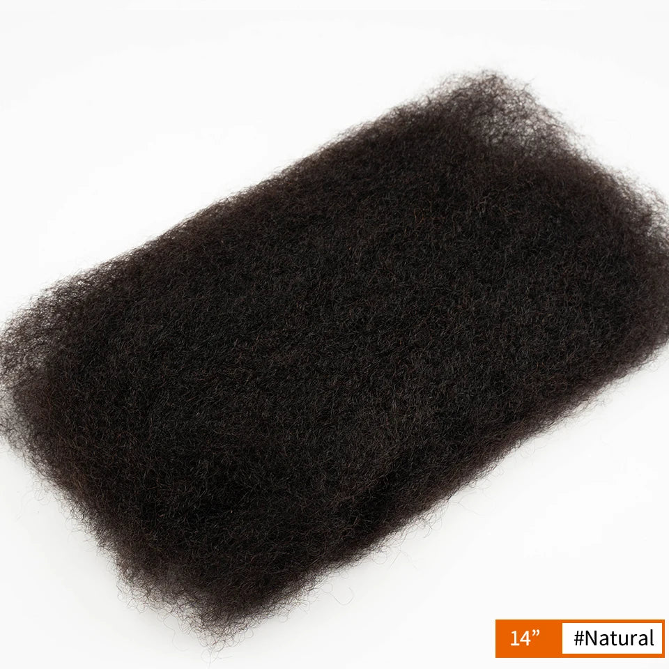 Cheveux Afro Crépus en Vrac, Doux et Légers, 100% Cheveux Humains à Texture Naturelle, Confortables et Durables, Cheveux Vierge Grade 16A