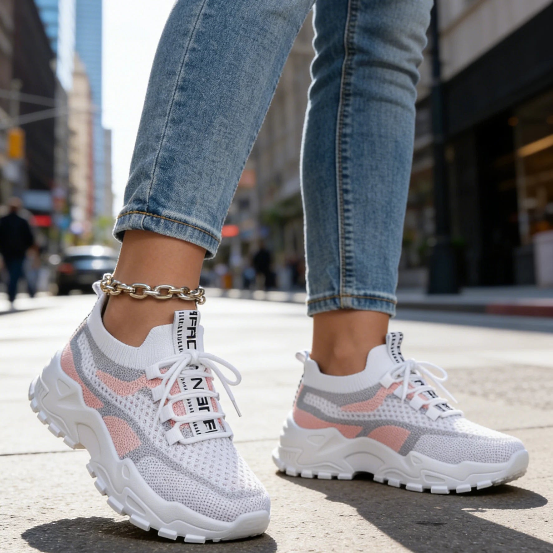 Air Mesh Chunky Sneakers