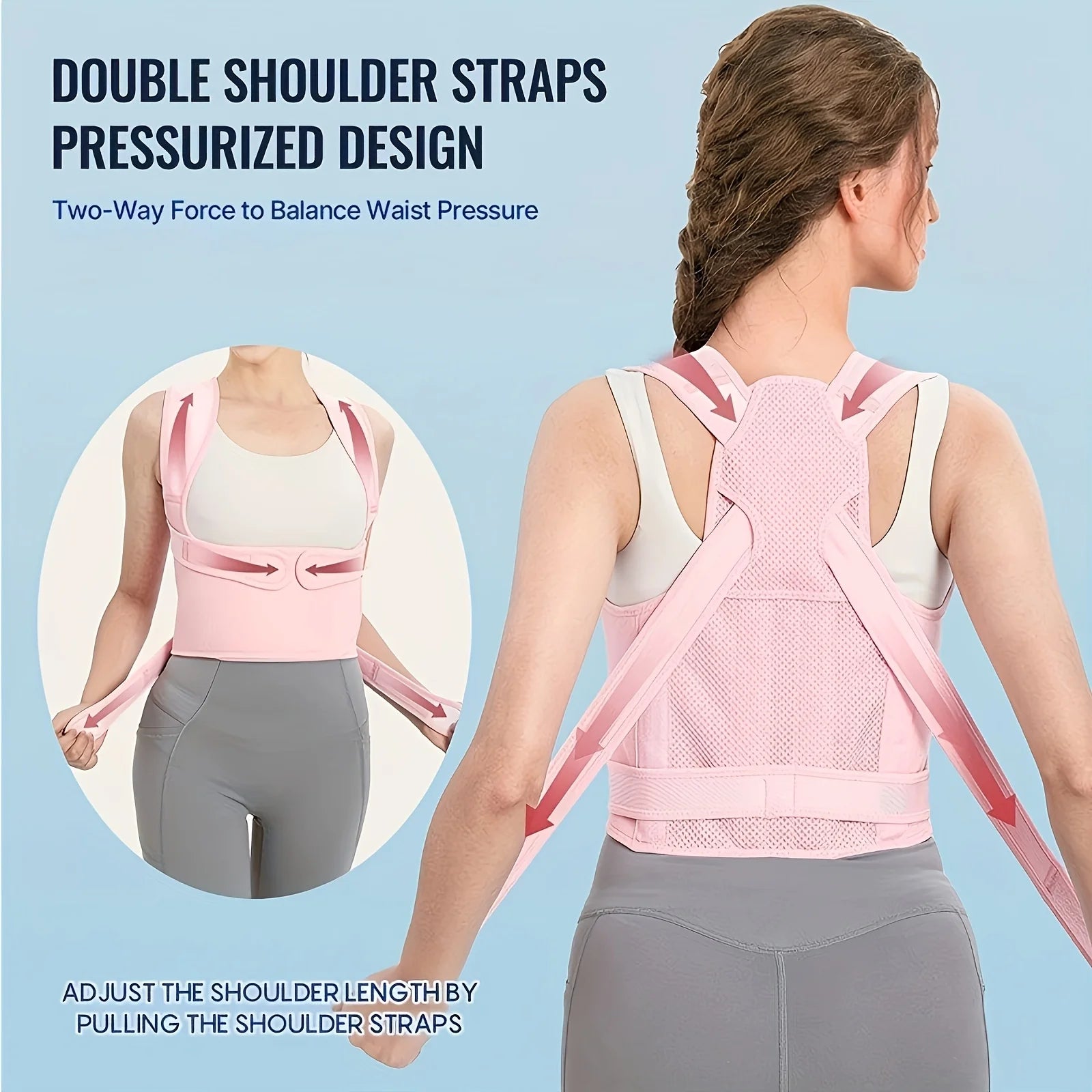 Faja ajustable para soporte postural