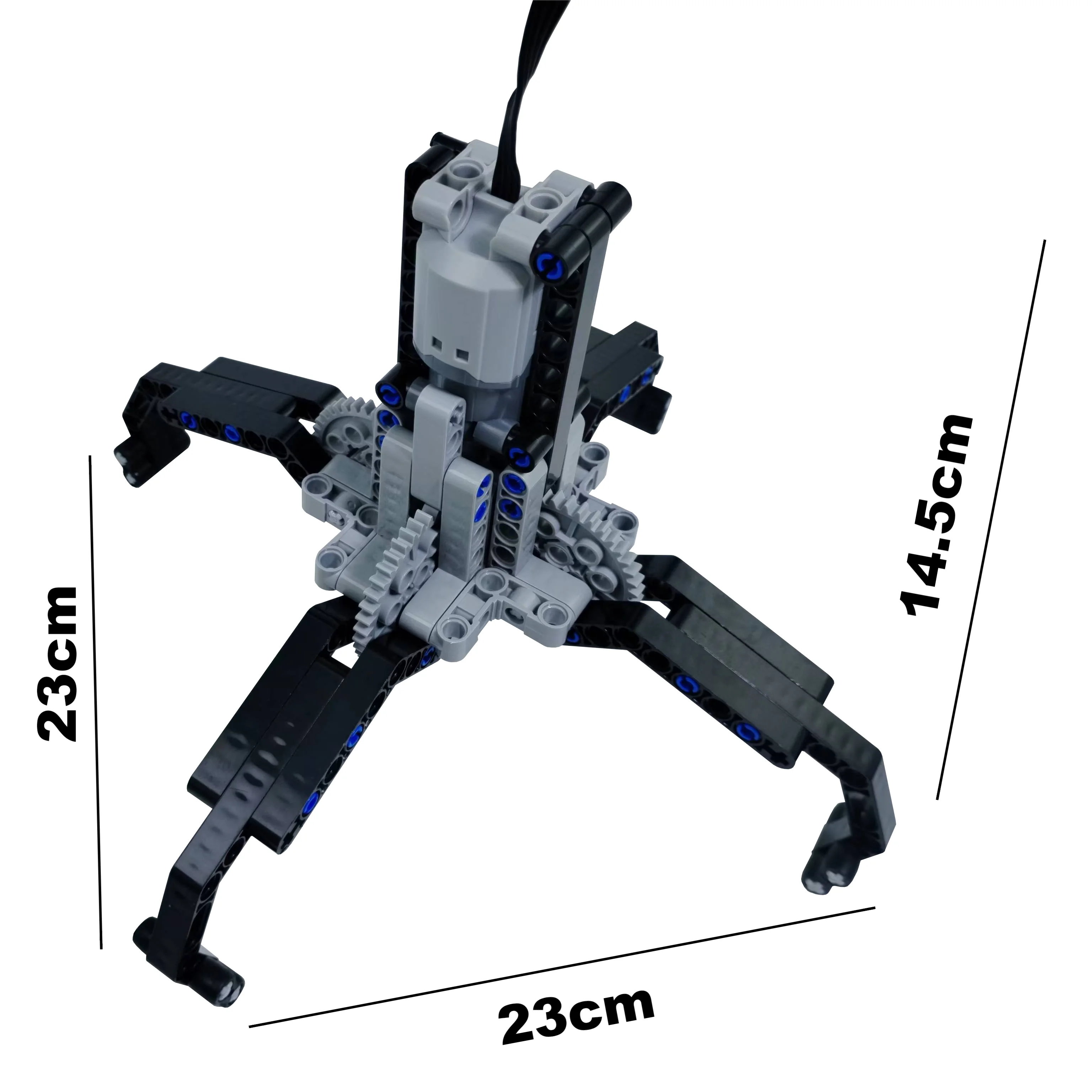 Bloques de construcción técnicos MOC Robot eléctrico RC Manipulador Brazo mecánico Pinza Garra Kit Juguetes educativos DIY para niños