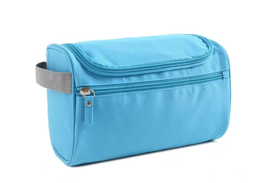 Bolsa de maquillaje portátil unisex, organizador de cosméticos impermeable de gran capacidad, neceser colgante para mujeres, hombres, lavado y afeitado