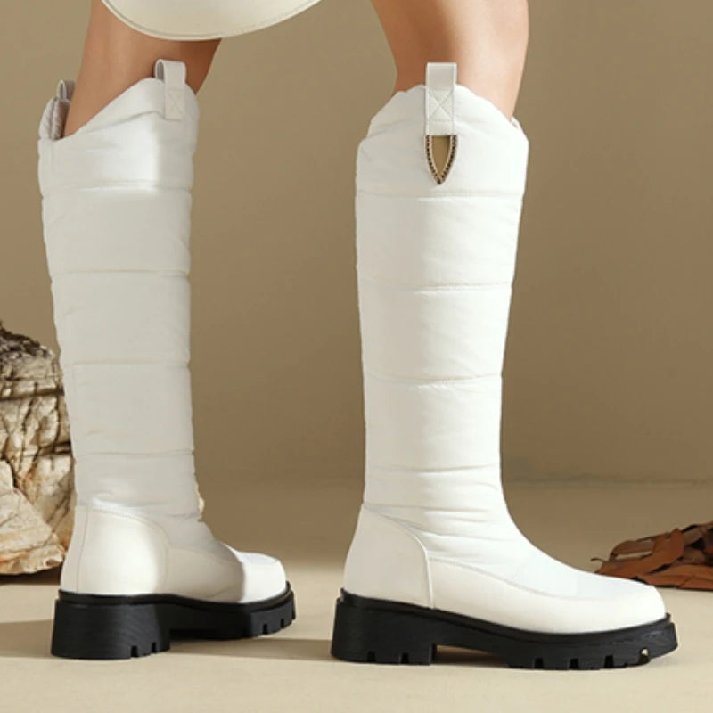 Women’s Knee-High Snow Boots – Warm, Waterproof & Stylish