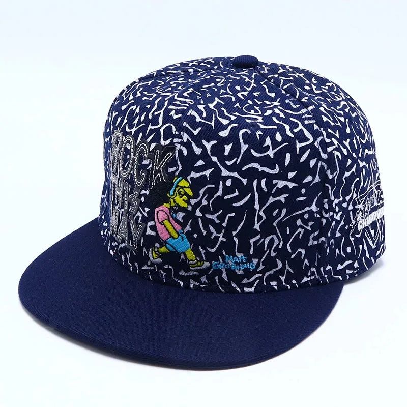 Gorras de béisbol de moda para hombres y mujeres, ajustables con letras bordadas, gorras de hip hop, sombrero para el sol, gorra Snapback Unisex, venta al por mayor