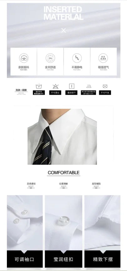 Camisa de hombre diseño retro marca de moda camisa de punta larga - camisa personalizada auténtica de apariencia retro para hombre