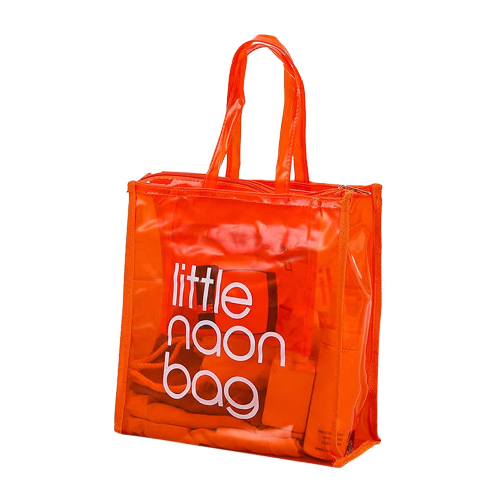 Bandolera de hombro para mujer, PVC transparente, bolso de mano, regalos de Navidad, cumpleaños, fiesta