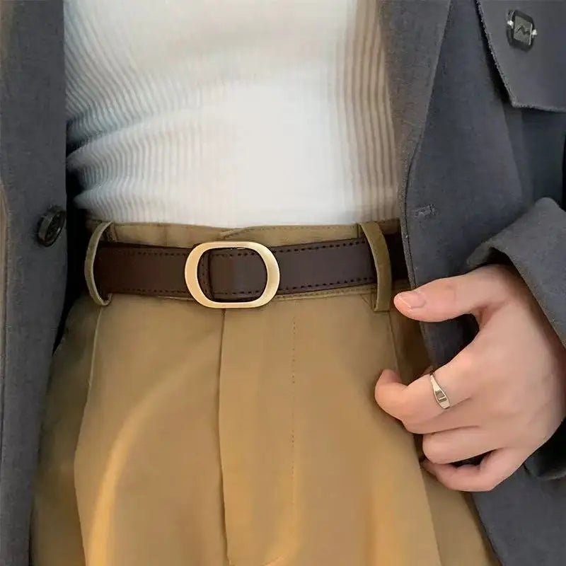 Korean Retro Buckle Belt