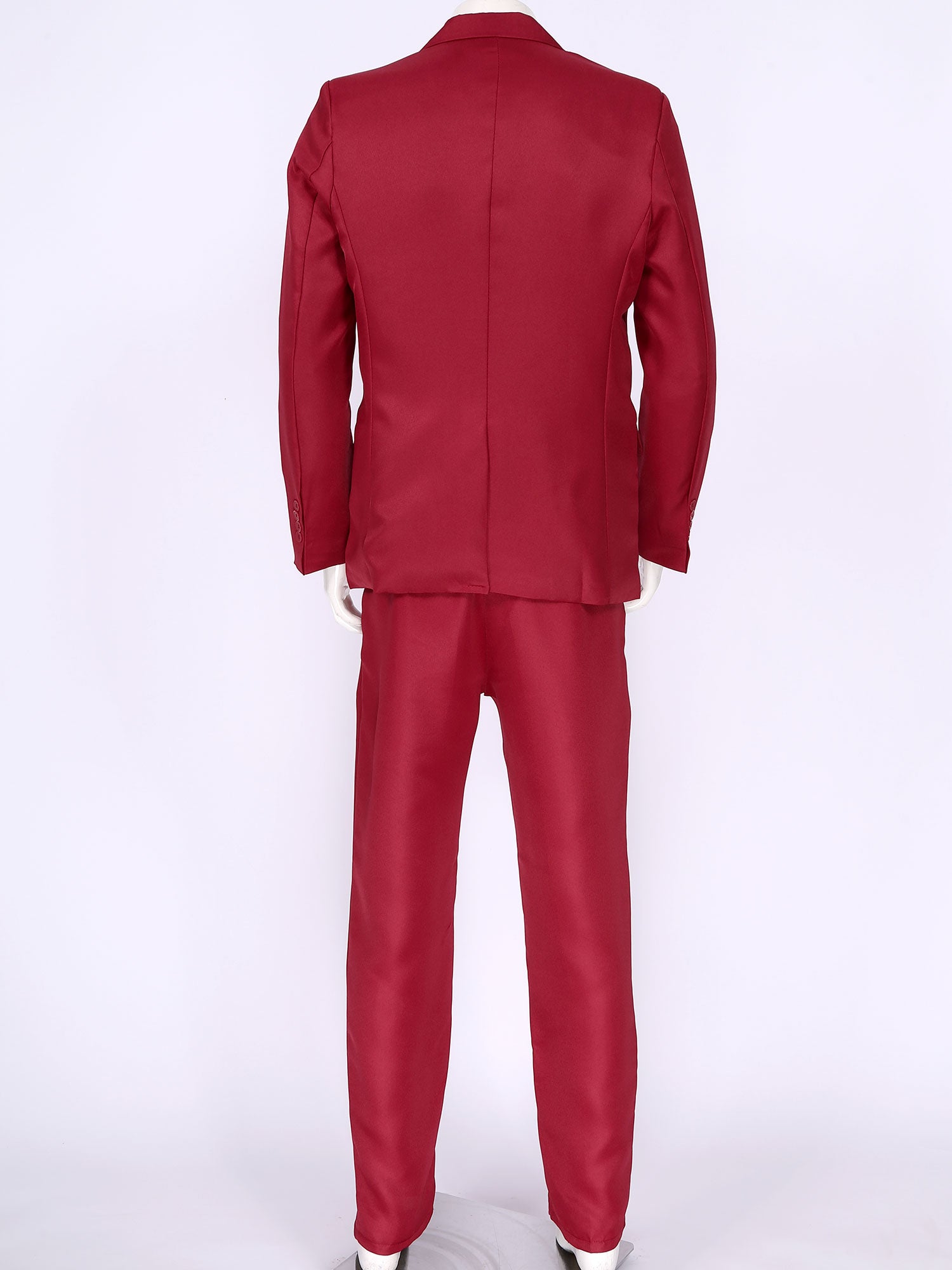 Traje de hombre de caballero de 2 piezas, uniforme formal, chaqueta de blazer de manga larga con solapa y pantalón, trajes para reuniones de oficina, negocios y fiestas de boda