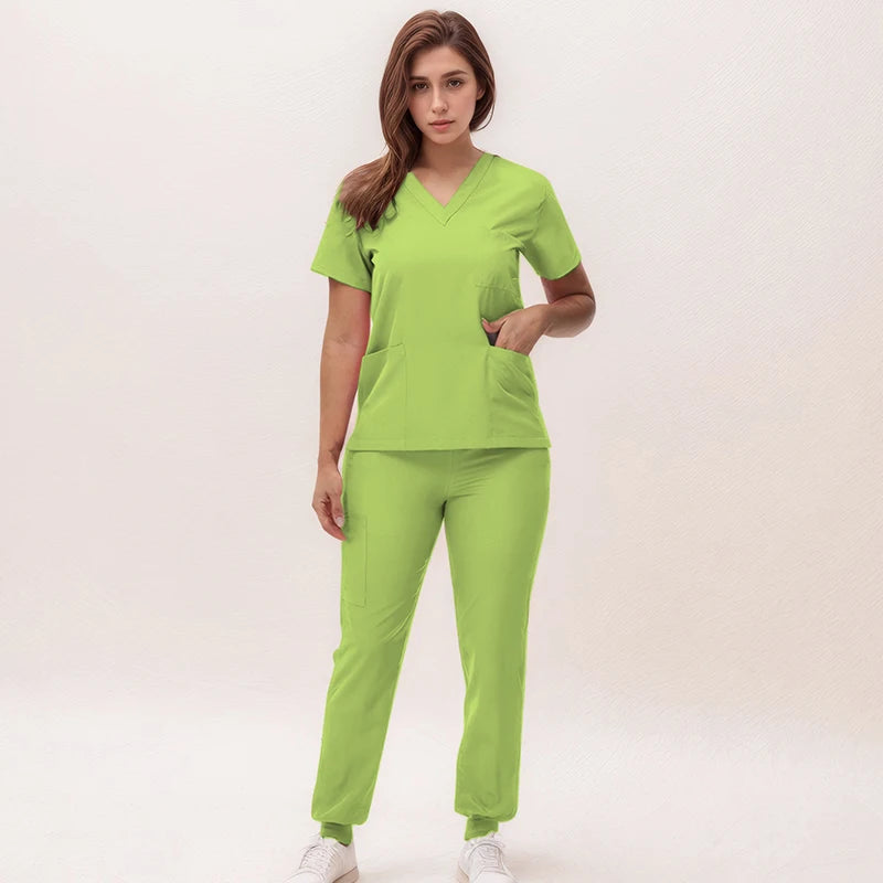 Unisex Medical Scrub Set – Modern, Comfortable & Professional for Healthcare Work