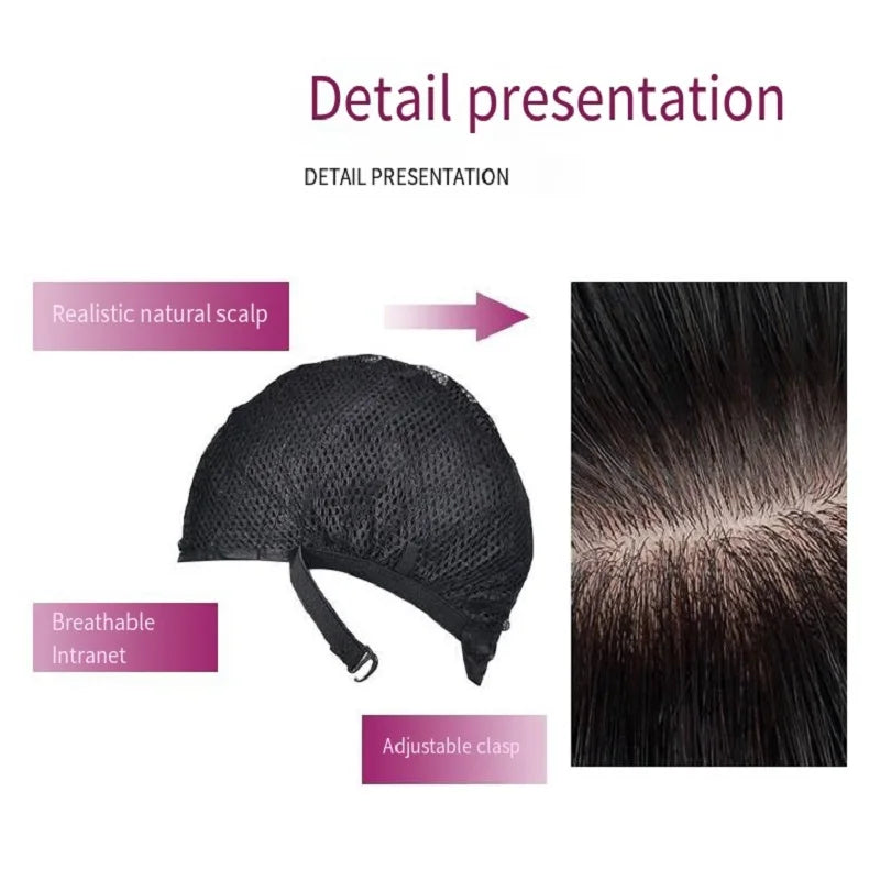 Hot selling synthetic wig wine red medium gradient Bob female high temperature silk daily holiday party wig full head cover