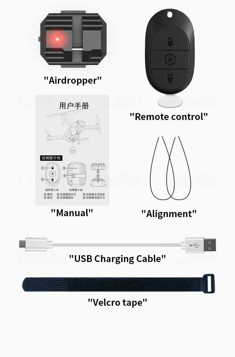 NUEVO sistema de lanzamiento de drones para DJI Mini 4K/Mini 4 Pro/Air 3/Mini 3 Pro/Mavic 3/Mavic Pro Lanzador aéreo para pesca, rescate y envío de regalos