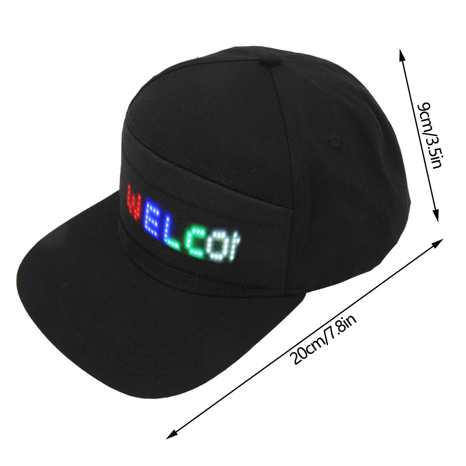 Gorra inteligente LED