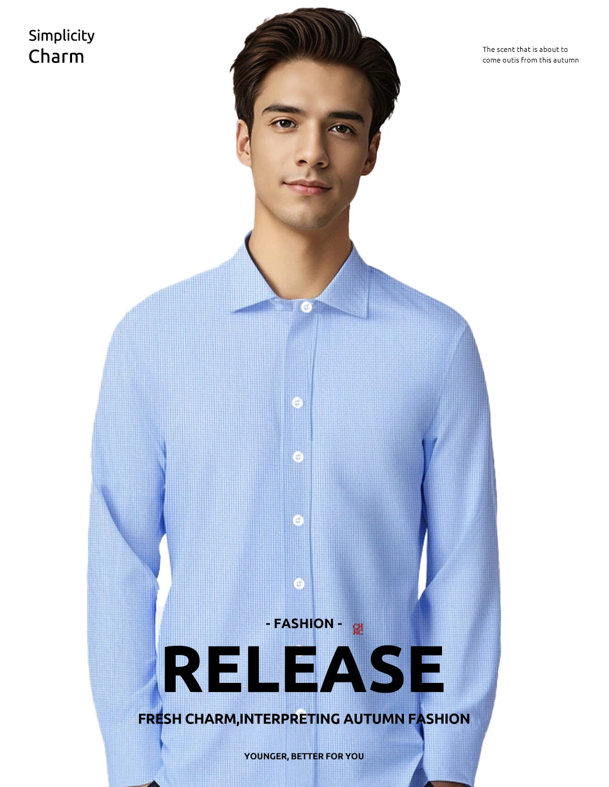 Men's Shirts Leisure Embroidered Letter Plaid Shirts Streetwear Loose Men Shirt Fashion Long Sleeved Tops Csual Men Shirts