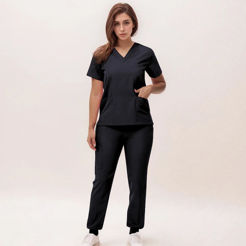 Unisex Medical Scrub Set – Modern, Comfortable & Professional for Healthcare Work