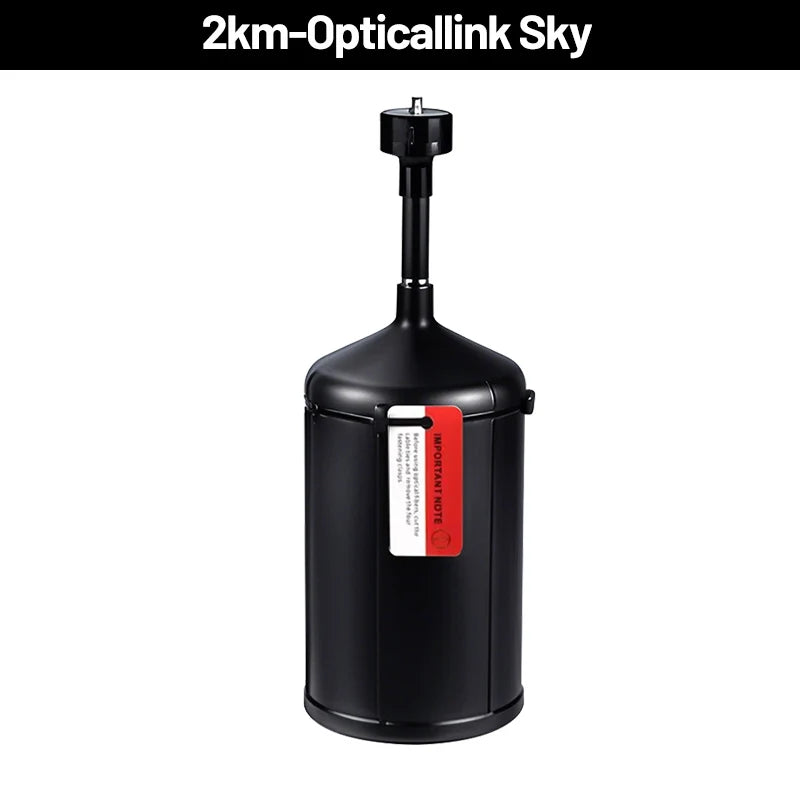 Módulo de datos de imagen FPV para drones de 10 km con fibra óptica, extensor de relé, enlace óptico Sky, admite hasta 20 km de transmisión de señal por cable